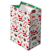 Basketball Mittlere Geschenktasche Geschenktüte (Vorderseite Schrägansicht)