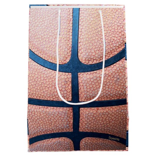 Basketball Mittlere Geschenktüte (Rückseite)