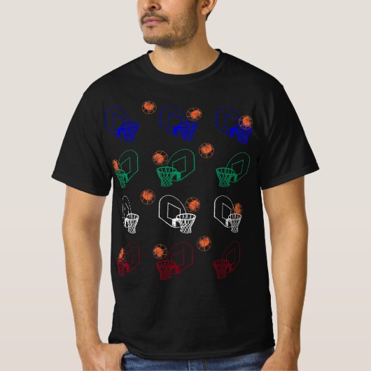 Basketball-Mode T-Shirt (Vorderseite)
