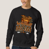 Basketball Mom Mama Mother's Day Leopard Sport Mom Sweatshirt (Vorderseite)
