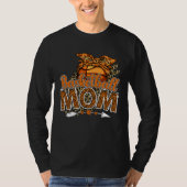 Basketball Mom Mama Mother's Day Leopard Sport Mom T-Shirt (Vorderseite)