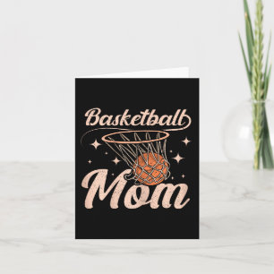 Basketball Mommy Mother Mama Karte
