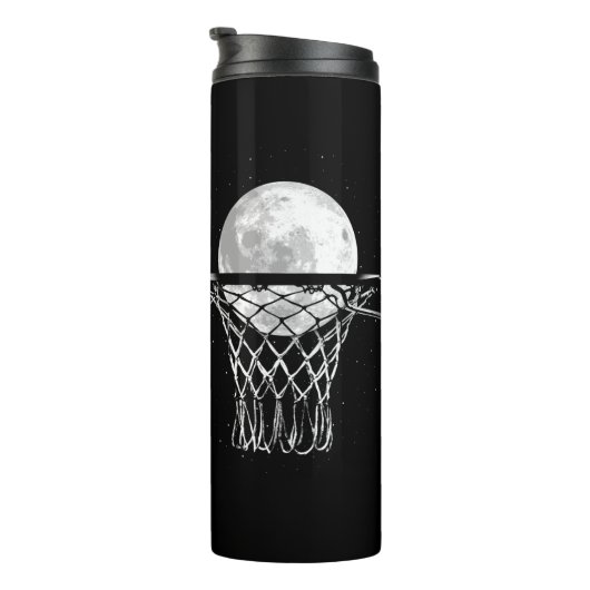 Basketball Moon Thermosbecher (Nach rechts gedreht)