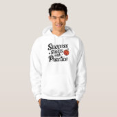 Basketball Motivation Success Practice Quote Hoodie (Vorne ganz)