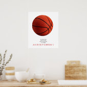 Basketball Motivierend Einzigartiges Poster drucke (Küche)