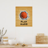 Basketball Motivierend Poster (Küche)
