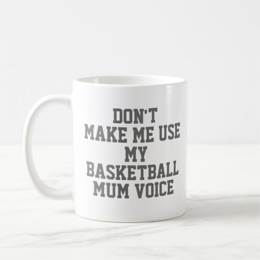 Basketball mum Gift Tasse | Funny Quote Slogan Coa (Links)