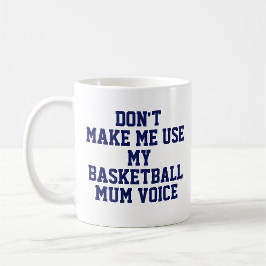 Basketball mum Gift Tasse | Funny Quote Slogan Coa (Links)