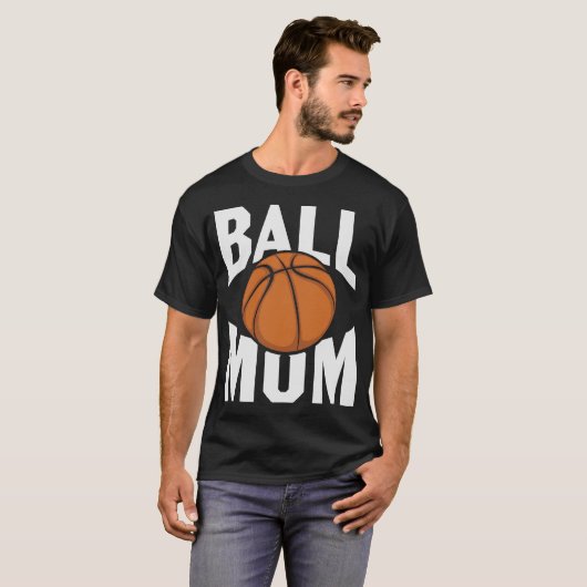 Basketball Mum T-Shirt (Vorne ganz)