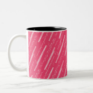 Basketball-Musikinstrument Orchester Geschenk Rosa Zweifarbige Tasse