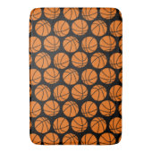 Basketball-Muster Bath Mat Badematte (Vorderseite Vertikal)