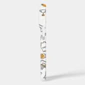 Basketball Muster individuelle Name Gehäuse Case-Mate iPhone Hülle (Rückseite / Links)