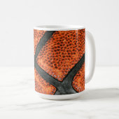 Basketball-Muster Kaffeetasse (VorderseiteRechts)