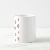 Basketball-Muster-Kaffeetasse Kaffeetasse (Mittel)