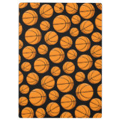 Basketball-Muster Klemmbrett (Rückseite)