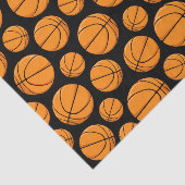 Basketball-Muster Seidenpapier (Ausschnitt)