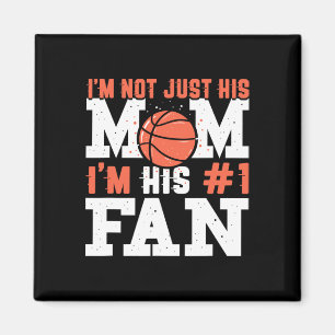 Basketball Mutter Nummer 1 Lüfter - Basketball-Mam Magnet