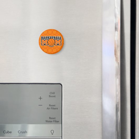 Basketball-Mutter-Screwball-Grafiken Magnet (In Situ (Kühlschrank))
