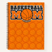 Basketball-Mutter-Screwball-Grafiken Notizblock (Vorderseite)
