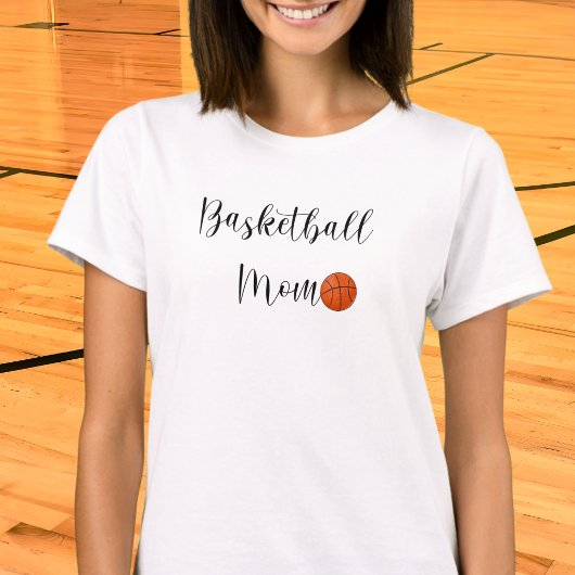 Basketball-Mutter-Script Spieltag T-Shirt