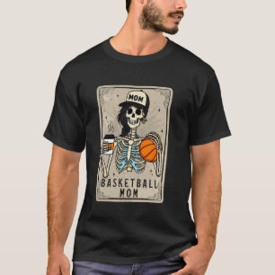 Basketball-Mutter-Skelett-Vintage-Tarotkarte Lusti T-Shirt