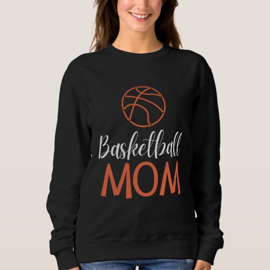 Basketball-Mutter Sweatshirt (Vorderseite)