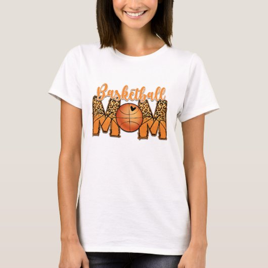 Basketball-Mutter T-Shirt (Vorderseite)
