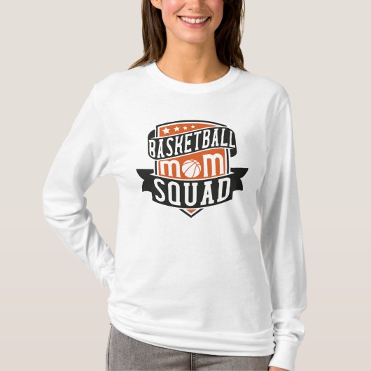 Basketball-Mutter-Truppe T-Shirt (Vorderseite)