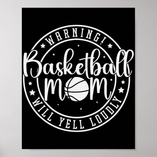 Basketball-Mutter wird laut schreien Poster (Vorne)
