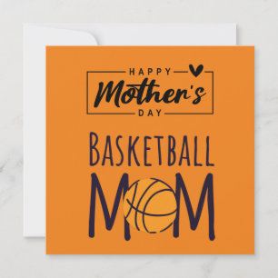 Basketball-Muttertag an Mama  Karte