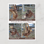 Basketball MVP Hoop Jokes Postkarte (Vorderseite)