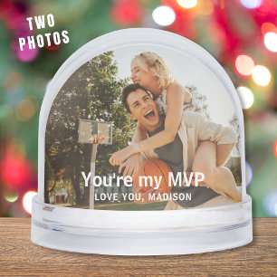 Basketball MVP Sports 2 Foto Coupe Custom Schneekugeln