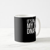 Basketball My DNA Basketball Player Fingerprint Sp Kaffeetasse (VorderseiteRechts)