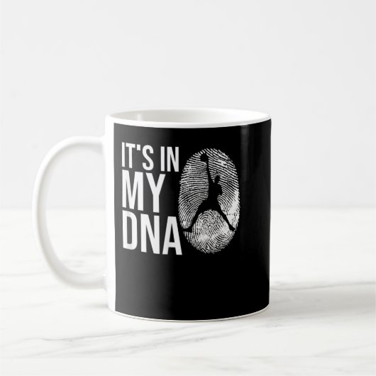 Basketball My DNA Basketball Player Fingerprint Sp Kaffeetasse (Links)