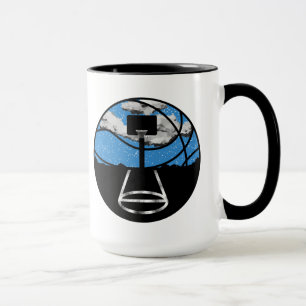 Basketball Nacht Himmel Tasse