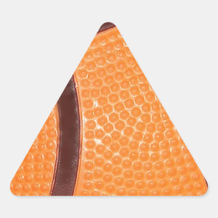 Basketball nah dreieckiger aufkleber