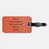 Basketball-Nah-up-Brauch Gepäckanhänger (Rückseite horizontal)