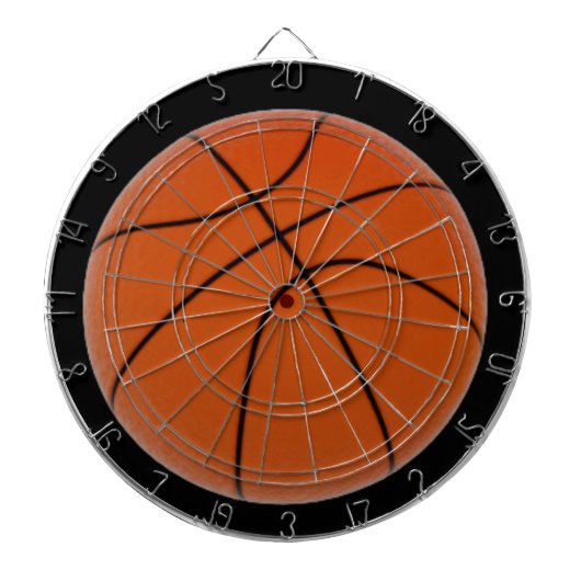Basketball Nah-up Sportteam Dartboard Dartscheibe (vorne)