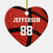 Basketball Nah-up Sportteam Keramik Ornament (Vorne)