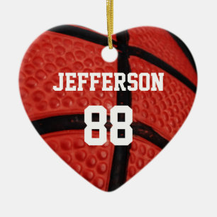 Basketball Nah-up Sportteam Keramik Ornament