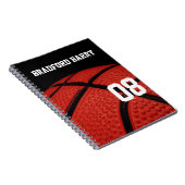 Basketball-Nah-up-Sportteam Notizblock (Rechte Seite)