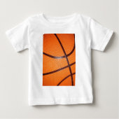 Basketball Nah-up Texturhaut Baby T-shirt (Vorderseite)