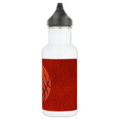 Basketball Nah-up Texturhaut Trinkflasche (Rechts)