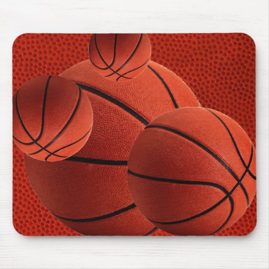 Basketball Nah-up Texturhautmousepad Mousepad (Vorne)