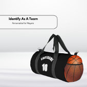 Basketball - Name des Teams - Kundenspezifischer S Duffle Bag