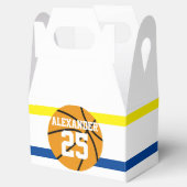 Basketball | Name & Nummer Geschenkschachtel (Geöffnet)