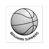 Basketball Namensanpassung Permastempel (Design)
