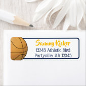 Basketball Navy & Gold-Adresse (Insitu)