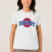 Basketball NBA Detroit Kolben Tri-Blend Shirt (Vorderseite)