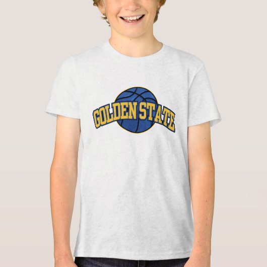 Basketball NBA Golden Staat Warriors Tri-Blend Shirt (Vorderseite)